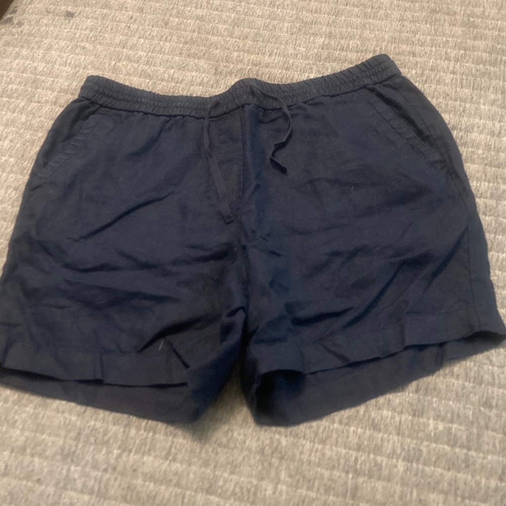 Talbots Women's Navy High Waist Shorts